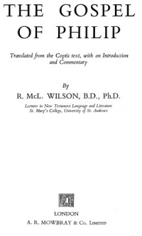 R. McL. Wilson — The Gospel of Philip