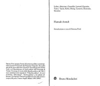 S. Forti — Hannah Arendt