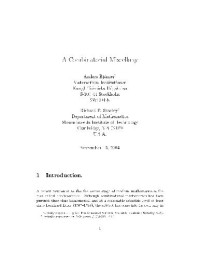 Bjorner A., Stanley R.P. — Combinatorial miscellany