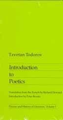 Todorov, T. — Introduction to Poetics