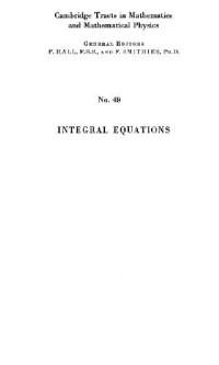 F. Smithies — Integral Equations