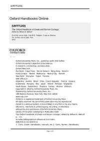 William E. Metcalf — The Oxford Handbook of Greek and Roman Coinage