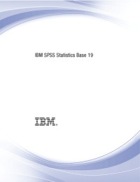 IBM SPSS — IBM SPSS Statistics Base 19