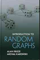 Frieze, Alan M.; Karoński, Michał — Introduction to random graphs
