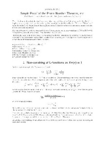 Garrett P. — Simple Proof of the Prime Number Theorem, etc