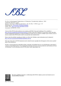 Journal of Biblical Literature — Journal of Biblical Literature 1911-1