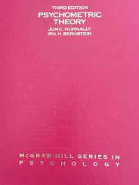 Jum Nunnally, Ira Bernstein — Psychometric Theory