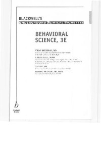 Bhushan — Underground Clinical Vignettes Behavioral Science