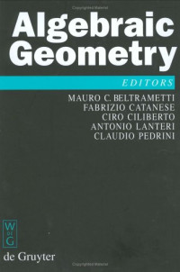 Paolo Francia, Fabrizio Catanese, C. Ciliberto, A. Lanteri, C. Pedrini, Mauro Beltrametti — Algebraic Geometry: A Volume in Memory of Paolo Francia ( De Gruyter Proceedings in Mathematics )