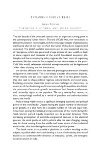Surinder S. Jodhka and Jules Naudet — Mapping the Elite: Power, Privilege, and Inequality
