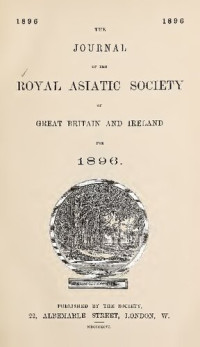 coll. — The Journal of the Royal Asiatic Society of Great Britain and Ireland for 1896