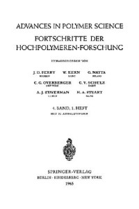  — Fortschritte Der Hochpolymeren-Forschung