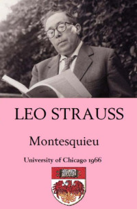 Leo Strauss — Montesquieu Seminar 1966