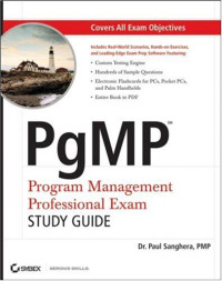Paul Sanghera — PgMP - Program Management Professional Exam Study Guide