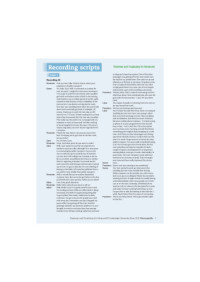 Martin Hewings, Simon Haines — Grammar and Vocabulary for Advanced: Recording Scripts