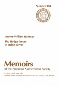 Jerome William Hoffman — Hodge Theory of Stable Curves