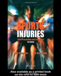 Lars Peterson, Per Renstrom — Sports Injuries - Their Prevention and Treatment