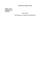 Dmitry Sensei — Oracle 1Z0-062 Exam. 345q. Corrected