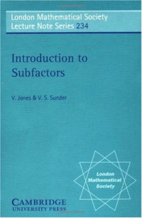 V. Jones, V. S. Sunder — Introduction to subfactors