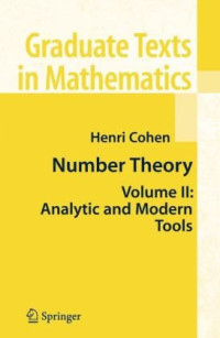 Henri Cohen — Number theory vol.2. Analytic and modern tools