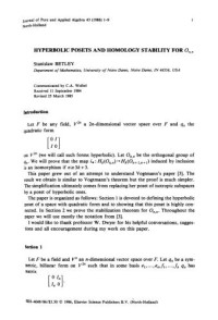  — Journal of Pure and Applied Algebra №43 (1986)