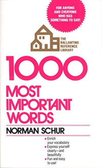 Norman W. Schur — 1000 Most Important Words