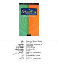 Christine Heron — The Relaxation Therapy Manual