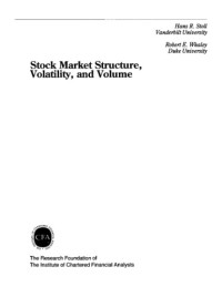 Hans R. Stoll — Stock market structure, volatility, and