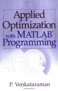 P. Venkataraman — Applied Optimization with MATLAB Programming