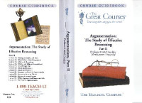 Zarefsky — Argumentation, Study of Effective Reasoning. Guild 2