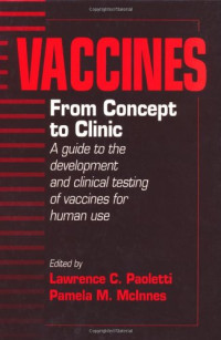 Lawrence C. Paoletti, Pamela McInnes — Vaccines. From Concept To Clinic