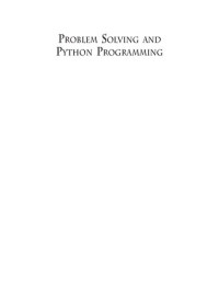 E. Balagurusamy — Problem Solving and Python Programming