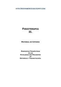 Varios — Fisioterapia II Material De Catedra