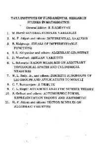  — Vector bundles on algebraic varieties (Proc. international colloquium in Bombay, Jan.9-16, 1984)