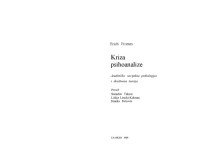 Erich Fromm — Kriza psihoanalize