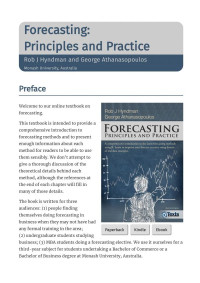 Rob J. Hyndman; George Athanasopoulos — Forecasting: Principles and Practice