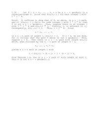 D. L. Ritter — Some Graph Theory Goodies [Lecture notes]