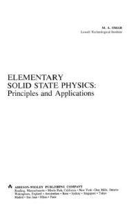 Ali Omar — Elementary Solid State Physics