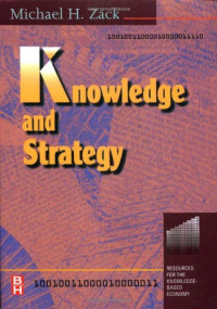 Michael H. Zack Ph.D — Knowledge and Strategy (Knowledge Reader)