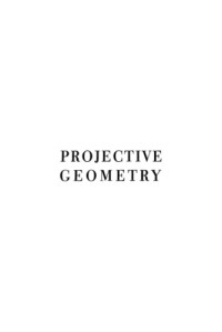 Otto Schreier, Emanuel Sperner — Projective geometry of N dimensions (of Intro. to modern algebra and matrix theory)