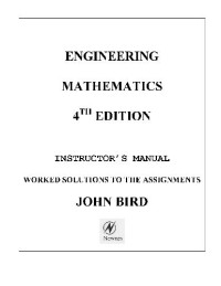 Bird — Engineering Mathematics. SOLUTION MANUAL