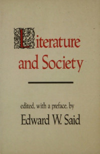Edward W. Said — Literature and society