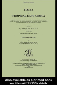 H.J. Beentje — Flora of tropical East Africa - Callitrichaceae (2003) (Flora of Tropical East Africa)