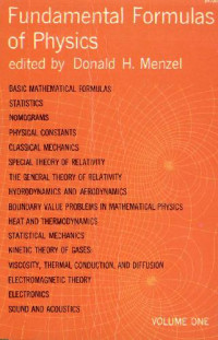 Menzel — Fundamental Formulas of Physics