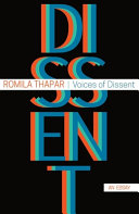 Romila Thapar — Voices of Dissent: An Essay