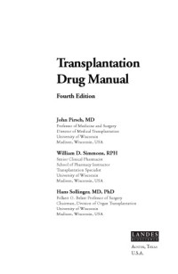 John Pirsch; William D Simmons; Hans Sollinger — Transplantation drug manual