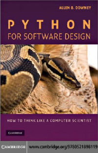 Allen Downey — Python for Software Design - How to Think Like a Computer Scientist