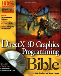 Julio Sanchez, Maria P. Canton — DirectX 3D Graphics Programming Bible