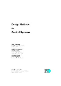 Kwakernaak — Design Methods for Control Systems