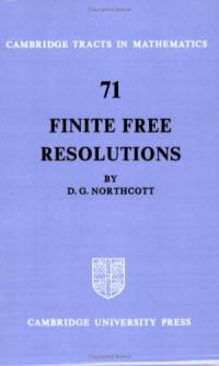 Douglas Geoffrey Northcott — Finite Free Resolutions